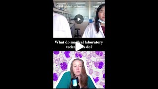 what do medical laboratory technicians do [upl. by Annej]