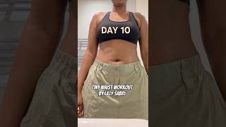 Tiny waist workout by Lilly Sabri weightloss fitness fitnessshorts coreworkout selflove [upl. by Rebmat]