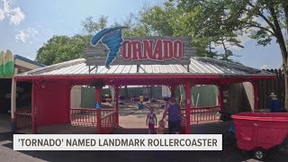 Iconic Adventureland attraction Tornado honored by American Coaster Enthusiasts [upl. by Roberto]