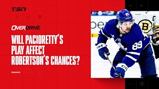 How does Pacioretty’s performance affect Robertson’s chances of making the Leafs Hour1  924 [upl. by Kessiah]