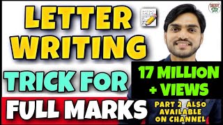 Letter Writing in English Trick  Letter Writing  Letter Writing in HindiEnglish FormatCBSE 1012 [upl. by Ailis]