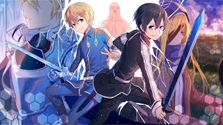 Sword Art Online Alicization  War of Underworld Ending 『Blazing the Future』by KiritoEugeoAlice [upl. by Edrick]