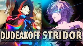 GBVSR🔥Dudeakoff Seox VS STridor Lucilius🔥 High Level Gameplay [upl. by Orbadiah]