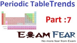 Chemistry Periodic Classification of Elements part 7 Trends in periods 1 CBSE class 10 X [upl. by Drazze]