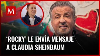 Claudia Sheinbaum compartió un video en sus redes sociales en el que el actor le envía un mensaje [upl. by Biddy]