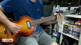 She Loves You  The Beatles Bass Cover on Hofner Ignition SE [upl. by Dorman482]