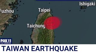 Earthquake rocks Taiwan Sets off Tsunami warnings for nearby Japanese islands [upl. by Gnouhk788]