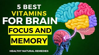 5 Best Vitamin Supplements For Brain Focus And Memory [upl. by Ayama693]