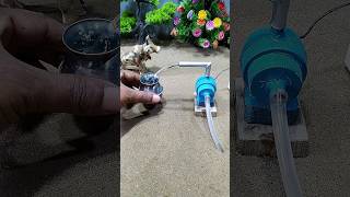 Mini tractor making Mini motor water pump project  70 [upl. by Anahsat]