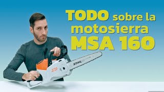 Motosierra a batería STIHL MSA 160 ¿Puede arreglar tu jardín [upl. by Ahsetan]