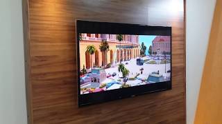 Painel de TV com Piso Laminado [upl. by Anitsihc]