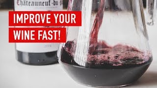 How to improve your wine  Decanting  Wine Basics  Virgin Wines [upl. by Ellan]