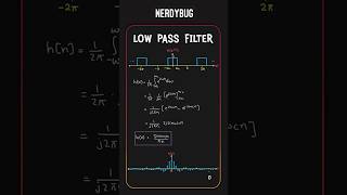 Impulse Response of a Low Pass Filter  Signals and Systems  NerdyBug shorts [upl. by Winn356]