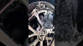 Diamond Cut Wheel Cleaning satisfying carwash [upl. by Donnelly]