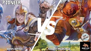 Boros Heroic VS Rakdos Midrange MTG Pioneer [upl. by Brooke]