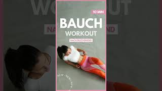 10 MIN BAUCH WORKOUT für Anfänger  nackenschonend  Das schaffst du  Tina Halder [upl. by Loutitia774]