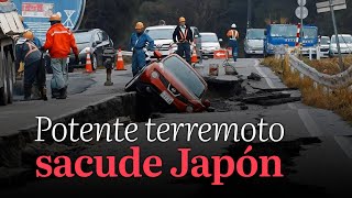 Potente terremoto sacude Japón [upl. by Abigale160]