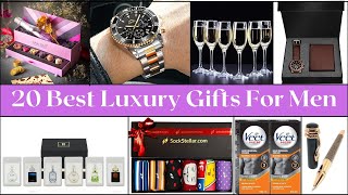 20 Best Luxury Gifts For Men  Gifts For Men  Gifts For Boyfriend [upl. by Ynatil]