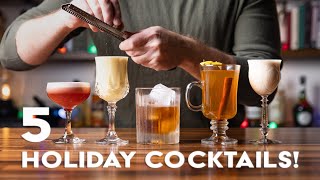 5 WINTER COCKTAILS to try this holiday season [upl. by Aicital]