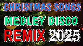 CHRISTMAS SONGS MEDLEY DISCO 2025 🎄🎄 DJMAR REMIX DISCO TRAXX djviral [upl. by Nnaeerb]