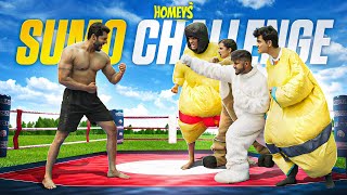 SUMO CHALLENGE vs PRO WRESTLER [upl. by Nica]