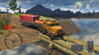 new off road games  rthd gameplay Oshkosh truck gameplay Village map [upl. by Neelyhtak]