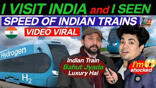 PAKISTANI FAMILY VISIT INDIA  INDIAN TRAIN SYSTEM VS PAK TRAINS  PAKISTANI REACTION ON INDIA [upl. by Pentheam]