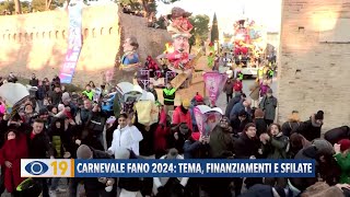 Carnevale Fano 2024 tema finanziamenti e sfilate [upl. by Yror556]