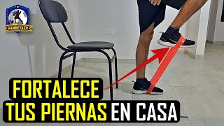 EJERCICIOS DE FUTBOL CON BANDAS ELASTICAS  Fortalece tus Piernas Desde Casa [upl. by Ulane]