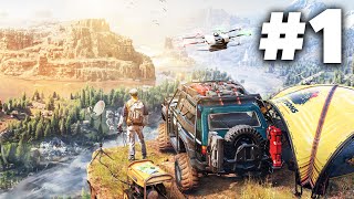 EXPEDITIONS A MudRunner Game Gameplay Walkthrough Part 1  Little Colorado [upl. by Akemrej458]