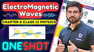 Electromagnetic Wave OneShot Class 12 Physics  Chapter 8 Class 12 Physics OneShot  EM Wave Oneshot [upl. by Nastassia356]