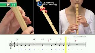 Ex016 How to Play Recorder for Kids  Recorder Lessons for Kids Book 1 [upl. by Ardme]