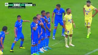 Resumen y goles América 70 Cruz Azul  Apertura 2022 [upl. by Tammie]