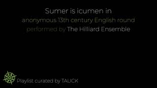 Anonymous 13thCentury English Round – Sumer is icumen in [upl. by Anaytat664]