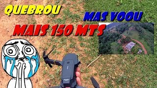 Quebrei o Drone voando no limite com EAchine E58 [upl. by Liw]