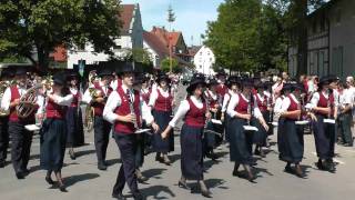 Fanfarenzug Löwen Baienfurt Festumzug 2 [upl. by Inahpets]