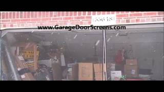 Garage Door ScreensMade in Michigan Prices Start at 80 for a no zipper model [upl. by Lemrahc]