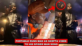 Portable Zazu Celebrates As Skepta Vibes To His Spider Man Song After Police Äŕrest Nigerians React [upl. by Nylisoj180]