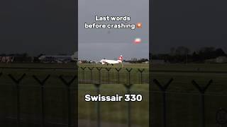 Swissair 330 aircraft plane aviation swissair planecrash [upl. by Dich]