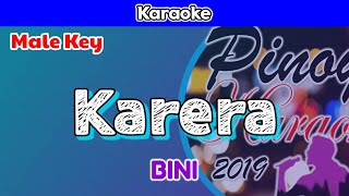 Karera by BINI Karaoke  Male Key [upl. by Channa]