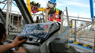 Test du Mega Extrem  Fête foraine Cherbourg 2017 [upl. by Atiral]