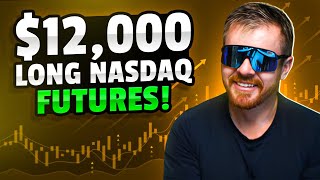 12000 LunchTime Long Nasdaq Futures LIVE TRADE [upl. by Leveroni]