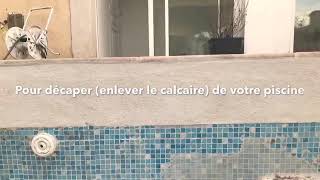 Comment décaperdétartrer une piscine [upl. by Odlanra]