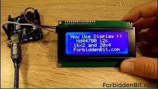 How to use LCD HD44780 with i2c [upl. by Najram]