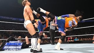 Erick Rowan amp The Usos vs Luke Harper The Miz amp Damien Mizdow  SixMan Tag Team Match [upl. by Fedora]