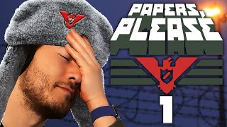 MY ADHD NIGHTMARE  Papers Please  Part 1 [upl. by Yenitirb]