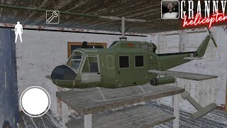 Granny v18 New Update Helicopter Escape in Granny Recaptured  grandpa granny game detective [upl. by Maury814]