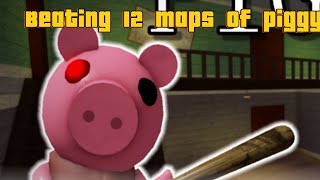 Beating all 12 maps of piggy ￼ [upl. by Eninnej64]