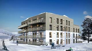 New skiin skiout residence in Tignes Le Lavachet [upl. by Orvas]