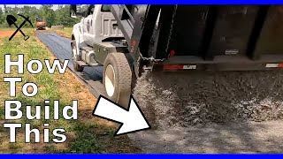 Install a Gravel Driveway 4 steps in 5 minutes [upl. by Minetta]